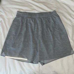 Lulu lemon 5” heathered grey shorts